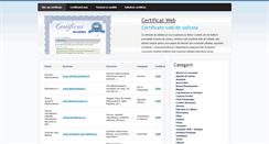 Desktop Screenshot of certificat-web.ro