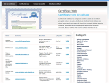 Tablet Screenshot of certificat-web.ro